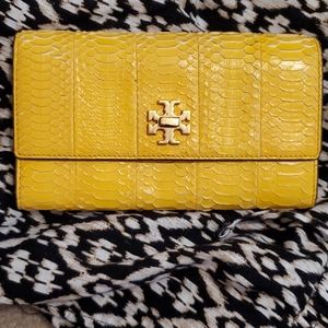 Tory Burch Kira Exotic Envelope Continental Wallet